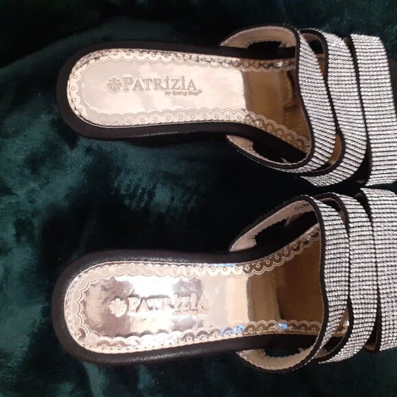 SPRING STEP PATRIZIA SPARKLE WEDGE HEEL SUNRAY NEW - Picture 6 of 15